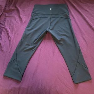 Lululemon Cropped Black Leggings